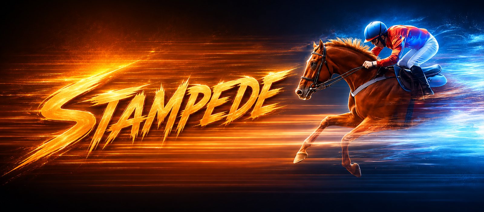 Stampede — racing key art